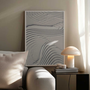 Tablou înramat „Mud Texture 14 Beige” de Pictufy Studio III