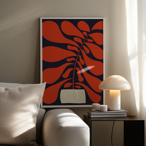 Tablou înramat „Lazy Plant #1” de Alisa Galitsyna