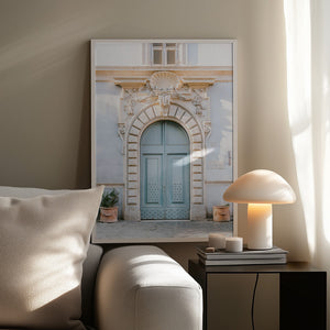 Tablou înramat „Blue tones of Rome - Italy travel photography” de Raisa Zwart