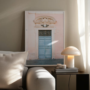 Tablou înramat „Pastel Trastevere - Rome Italy travel photography” de Raisa Zwart