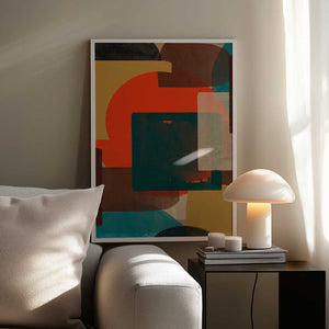 Tablou înramat „Shapes in Harmony” de THE MIUUS STUDIO