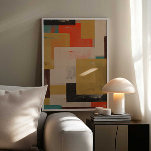 Tablou înramat „Layered Vibrance” de THE MIUUS STUDIO