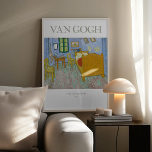 Tablou înramat „The Bedroom” de Vincent Van Gogh