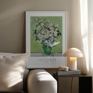 Tablou înramat „Roses” de Vincent Van Gogh