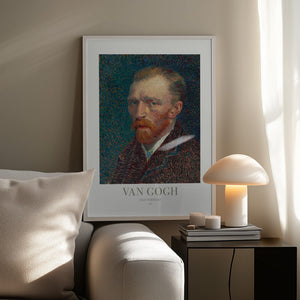 Tablou înramat „Self-Portrait” de Vincent Van Gogh