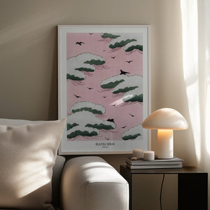 Tablou înramat „Pink Sky” de Bijutsu Sekai