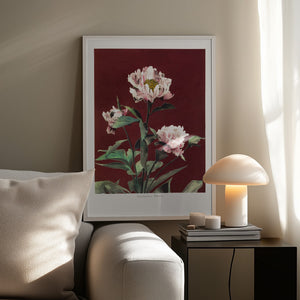 Tablou înramat „Hærdaceous Peony no2” de Ogawa Kazumasa