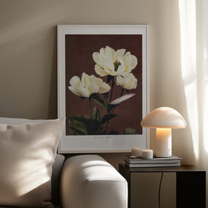 Tablou înramat „Hærdaceous Peony” de Ogawa Kazumasa