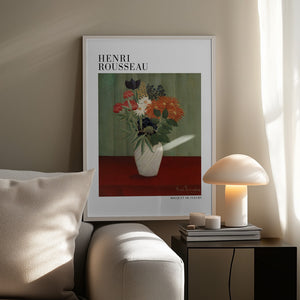 Tablou înramat „Bouquet De Fleurs” de Henri Rousseau