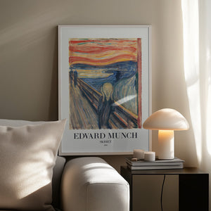 Tablou înramat „Skriet (The Scream)” de Edvard Munch