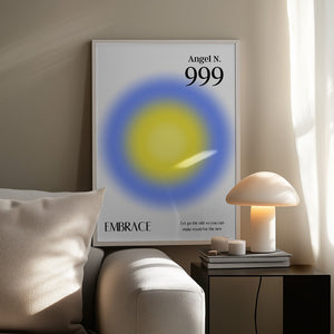 Tablou înramat „Angel Number 999” de Amélie