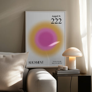 Tablou înramat „Angel Number 222” de Amélie