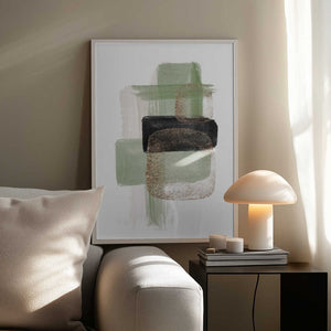 Tablou înramat „Simple Green-2” de Sally Ann Moss
