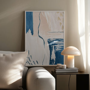 Tablou înramat „Calm Blues-2” de Sally Ann Moss