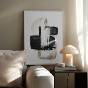 Tablou înramat „Brush Strokes-3” de Sally Ann Moss
