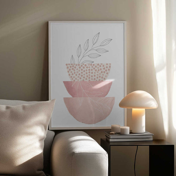 Tablou înramat „Love Pink-3” de Sally Ann Moss