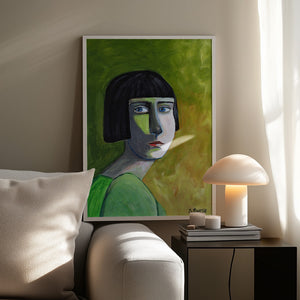 Tablou înramat „Lady with the Look” de Sharyn Bursic