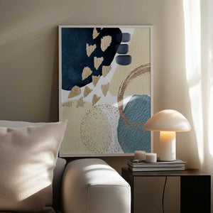 Tablou înramat „Blue Beauty-2” de Sally Ann Moss