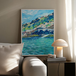 Tablou înramat „Palma” de Pauline Wegman | Key and Sea Creative