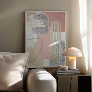 Tablou înramat „Delicately Pink-1” de Sally Ann Moss