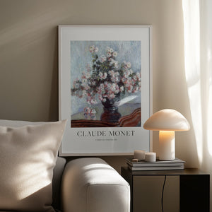 Tablou înramat „Chrysanthemums” de Claude Monet