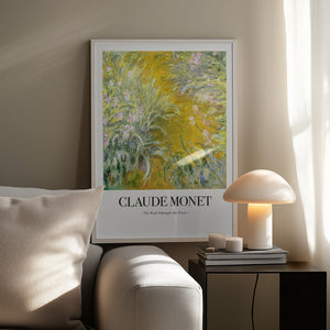 Tablou înramat „The Path Through The Irises” de Claude Monet