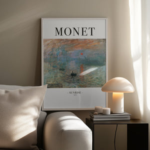 Tablou înramat „Sunrise 1872” de Claude Monet