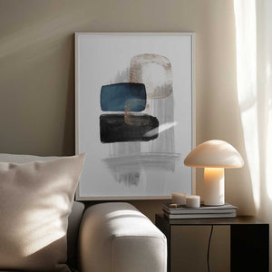 Tablou înramat „Night Blue-1” de Sally Ann Moss