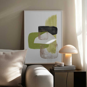 Tablou înramat „Green Dream-1” de Sally Ann Moss