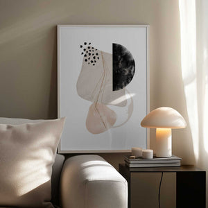 Tablou înramat „Simple-Beige-3” de Sally Ann Moss