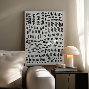 Tablou înramat „Dots and Strokes” de Dan Hobday