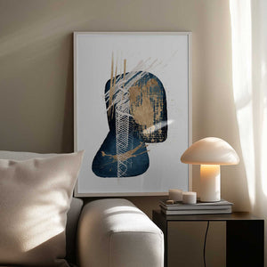 Tablou înramat „Stunning Blue-3” de Sally Ann Moss