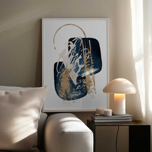 Tablou înramat „Stunning  Blue-2” de Sally Ann Moss