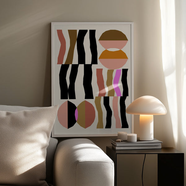 Tablou înramat „Abstract composition 26” de NKTN