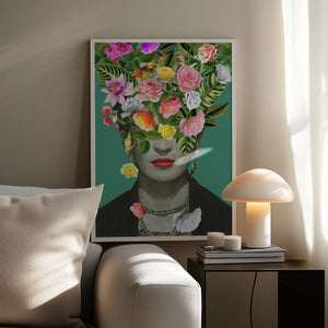 Tablou înramat „Floral Frida” de Frida Floral Studio