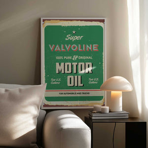 Tablou înramat „Valvoline” de Fadil Roze