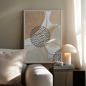 Tablou înramat „Jealous Beige-3” de Sally Ann Moss