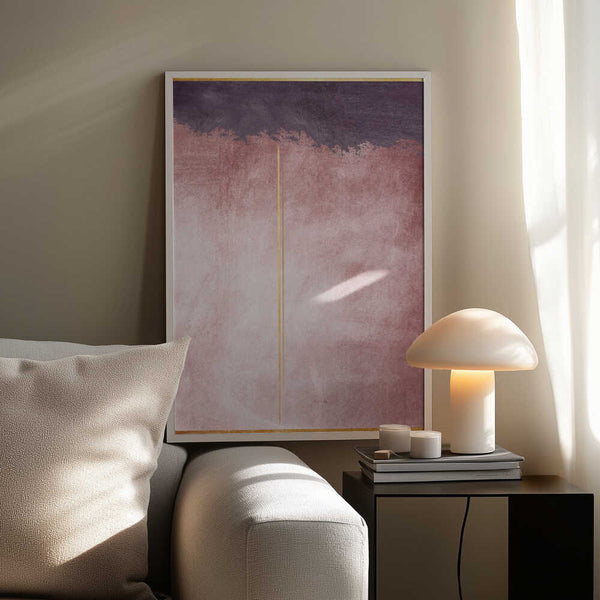 Tablou înramat „Pink and Yellow 2” de Alyson Storms