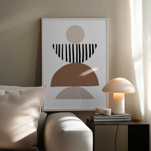 Tablou înramat „Geometric Abstract Art” de Melloi Art Prints
