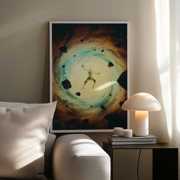 Tablou înramat „Falling Behind” de Taudalpoi