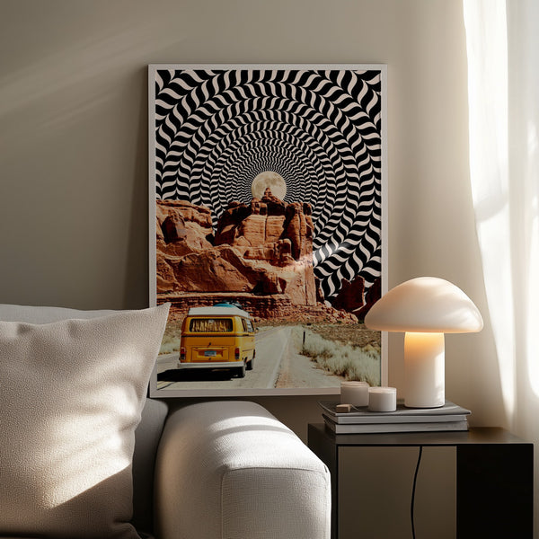 Tablou înramat „The Real Road Trip” de Taudalpoi