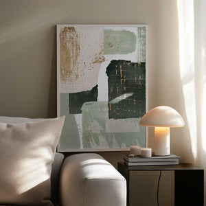 Tablou înramat „Green of Curiosity-3” de Sally Ann Moss