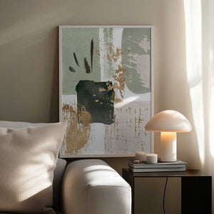 Tablou înramat „Green of Curiosity-2” de Sally Ann Moss