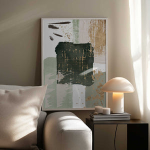 Tablou înramat „Green of Curiosity-1” de Sally Ann Moss