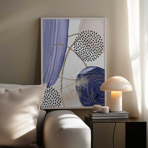 Tablou înramat „Circle of Colour-3” de Sally Ann Moss