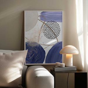 Tablou înramat „Circle of Colour-1” de Sally Ann Moss