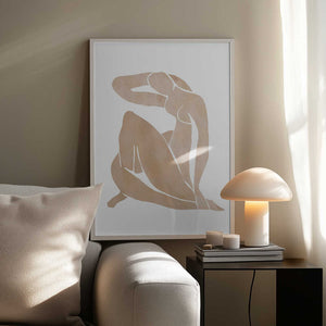 Tablou înramat „Women Shape Abstract Art” de Melloi Art Prints