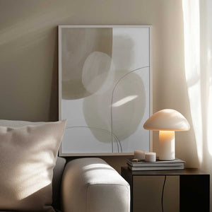 Tablou înramat „Abstract Earth Tones” de Melloi Art Prints