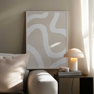 Tablou înramat „Abstract Brush Strokes” de Melloi Art Prints