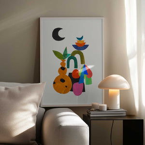 Tablou înramat „A Lively Home” de Ejaaz Haniff